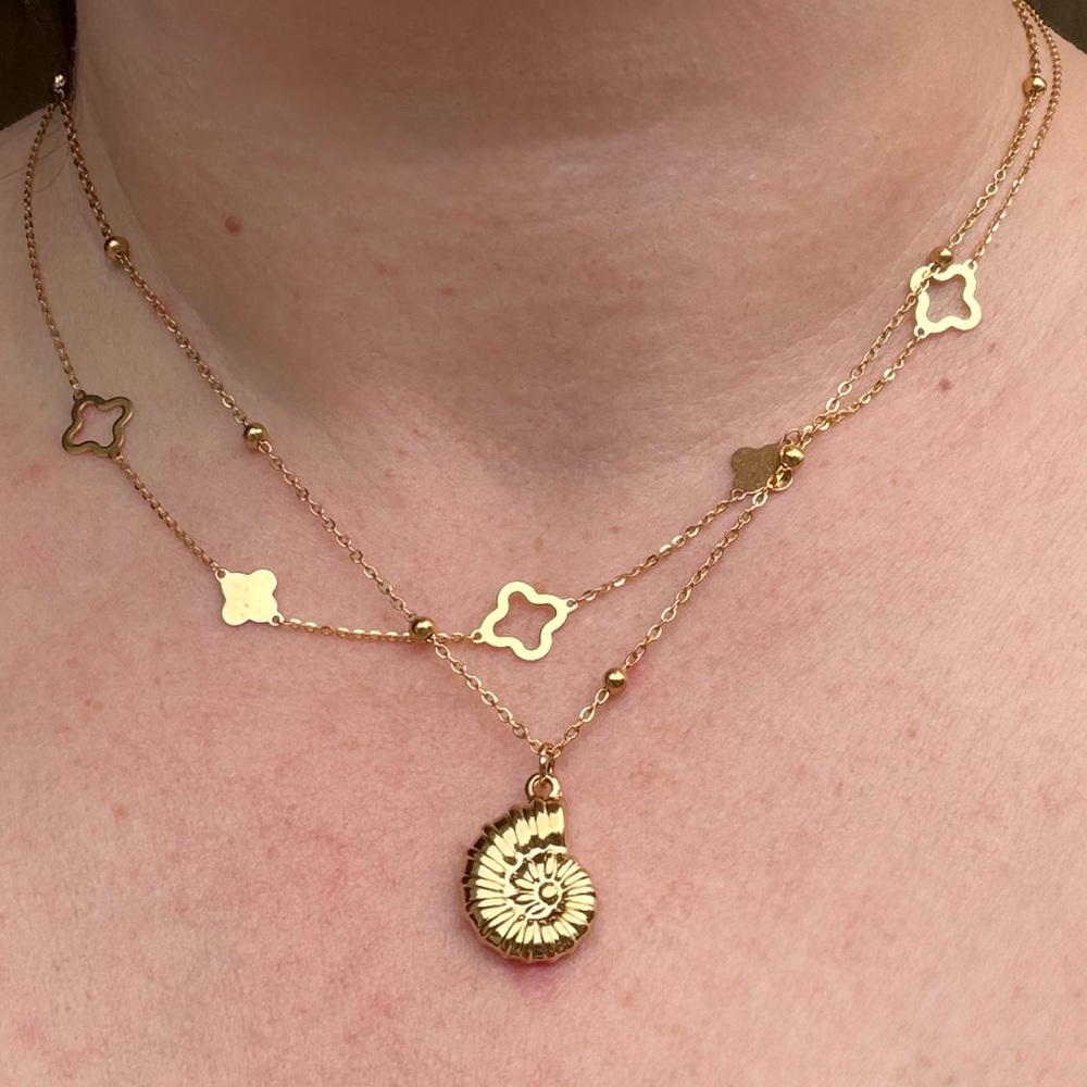 Shell Pendant Necklace Ocean Inspired Jewelry